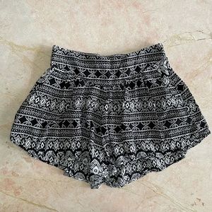 BoomBoom Jeans Boho Printed Flowy Beach Shorts